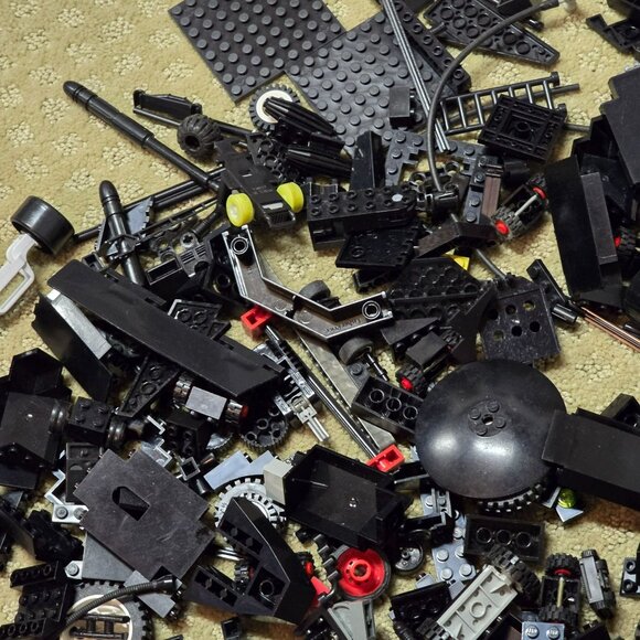 Lego and Lego Compatible Black Building Blocks Wheels Car Parts Lot GA164 - Picture 3 of 11